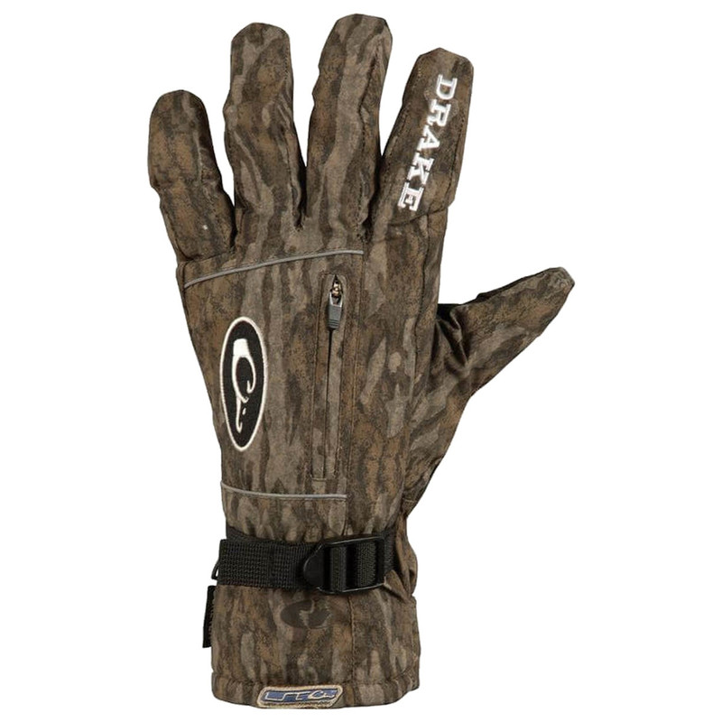 Drake LST Refuge Gore-Tex Glove in Mossy Oak Bottomland Color